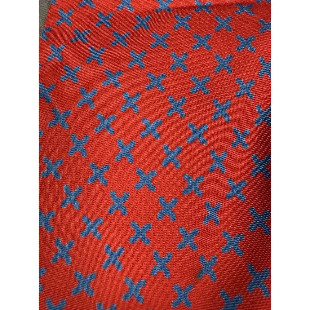 Lot Of 2 Abercrombie & Fitch Neckties Blue Tie SILK Made in USA
